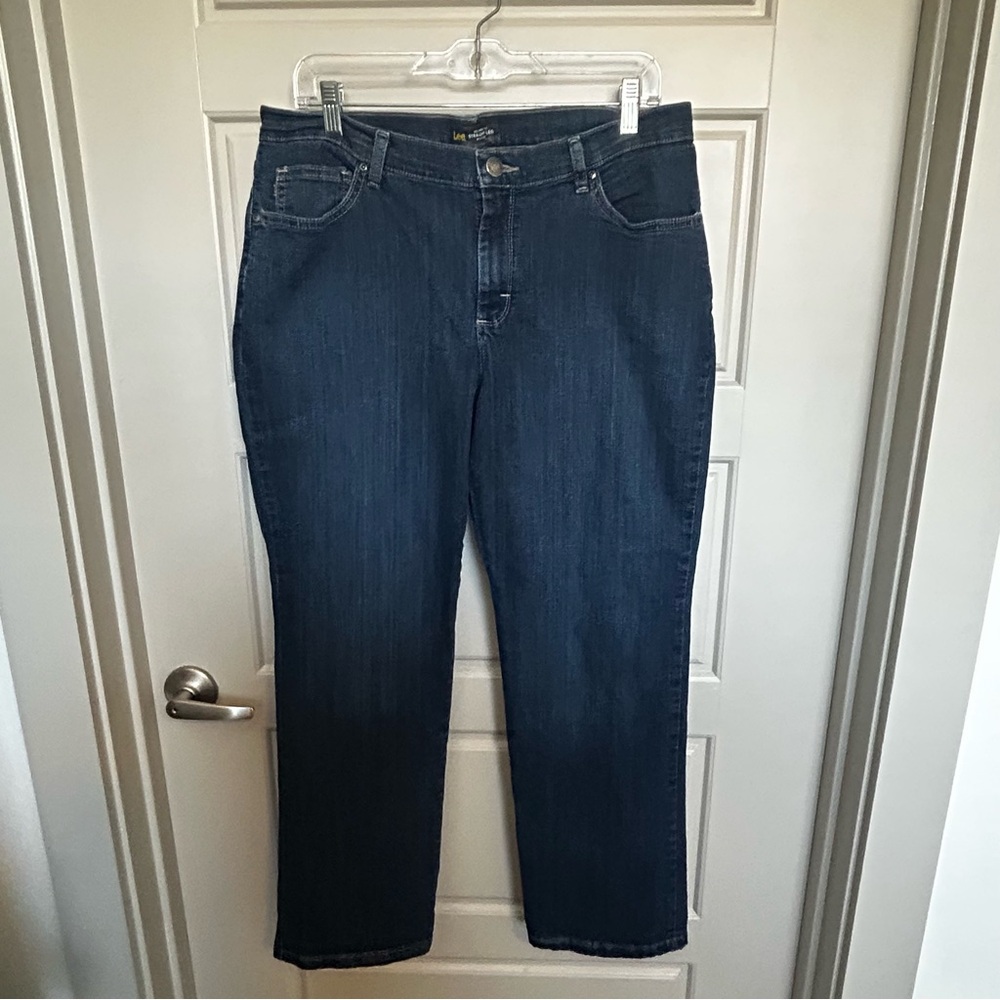 Lee Women's Deep Indigo Straight Leg Jeans
